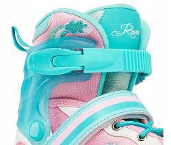 Raven Zoya Mint 2v1 dětské brusle - LED kolečka POUZE EU 27-30, dámský (se zoubky) (VÝPRODEJ)