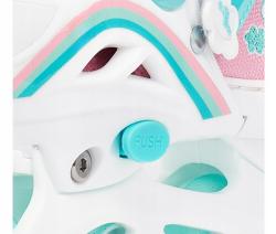 Raven Zoya Mint 3v1 dětské kolečkové brusle - LED kolečka