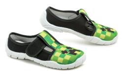 Raweks Borys B8 zeleno černé dětské bačkory