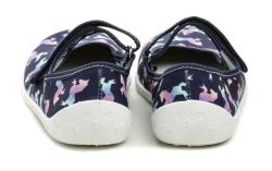 Raweks Dorotka D34 modro růžové dívčí baleríny