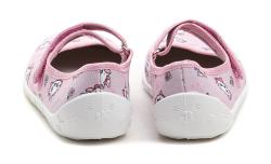 Raweks Dorotka D49 růžové dívčí baleríny