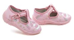 Raweks Hania 58 růžové dětské bačkory
