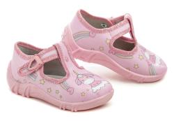 Raweks Hania 58 růžové dětské bačkory