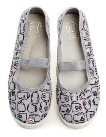 Raweks Sylwia S22 šedo ružové dievčenské baleríny