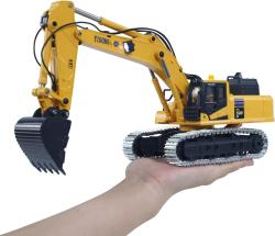 RC pásový mini bagr PC 520LC s funkční kovovou lžící 2,4 GHz 1:50