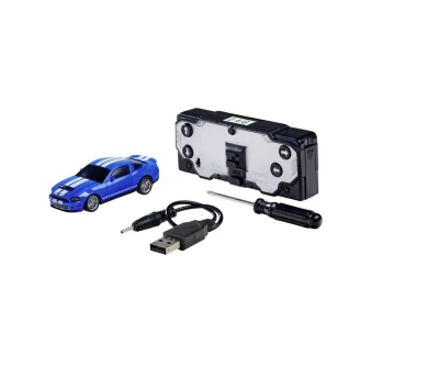 RC mini auto Nano Racer Ford Mustang Shelby GT500 modrý