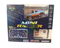 RC Monster Truck kovový s prívesom 1:64 RTR LED Tempomat 2,4GHz
