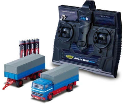 Carson MB 1620 s plachtou a přívěsem 1:87 RTR RC nákladní vůz