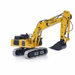 RC pásový mini bagr PC 520LC s funkční kovovou lžící 2,4 GHz 1:50