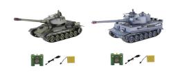 RC sada bojujících tanků Tiger I a T34/85 1:32