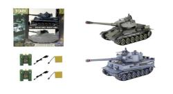 RC sada bojujících tanků Tiger I a T34/85 1:32