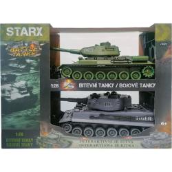 RC sada bojujících tanků Tiger I a T34/85 1:32