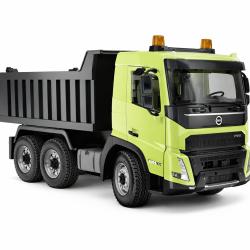 RC sklápěč Volvo s osvětlením a otevíracími dveřmi 2,4 GHz