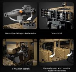 IQ models RC Stavebnice HUMVEE 1/14 628 dílků