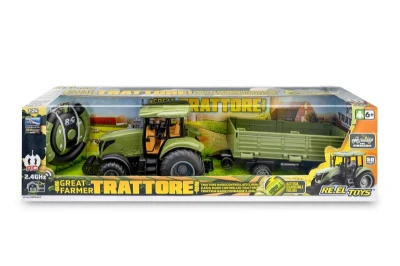 RC traktor s vlekem 50 cm 2,4 GHz