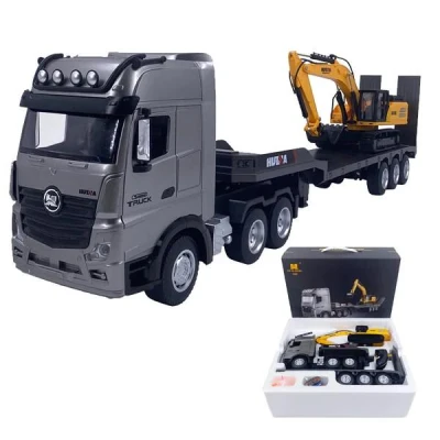 RC Truck s bagrem na dálkové ovládání 1:18 RTR