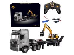 RC Truck s bagrom na diaľkové ovládanie 1:18 RTR