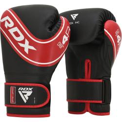 RDX Detské boxerské rukavice 4B Robo, červeno čierne, 6 oz