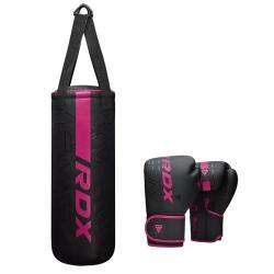 RDX Dětský boxovací pytel a rukavice F6 2FT KARA růžové RDX Dětský boxovací pytel a rukavice F6 2FT KARA růžové