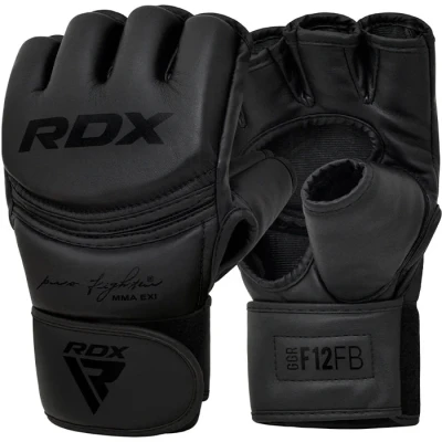 RDX Grapplingové rukavice F12 MMA plus černé - L+