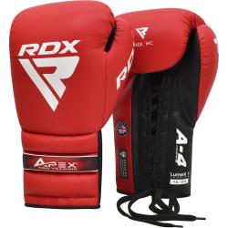 RDX Šněrovací tréninkové rukavice APEX červené 14 oz RDX Šněrovací tréninkové rukavice APEX červené 14 oz