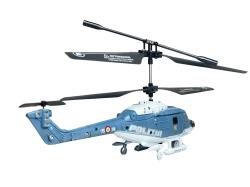 RE.EL Toys RC vrtulník policejní 3 kanály, gyroskop RTF sada