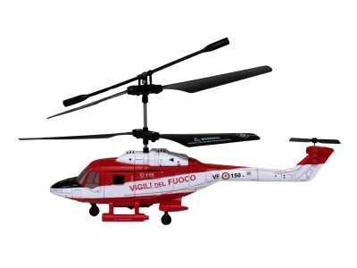 RC vrtulník infračervený hasičský 3 kanály, gyroskop RTF sada