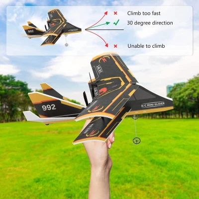 Reel Toys RC letadlo Sky Pilot Aero 2,4 GHz černé