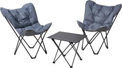 Redcliffs Kempingový set sivá