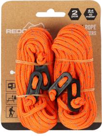 Redcliffs Stanové šňůry oranžové 2 ks Redcliffs Stanové šňůry oranžové 2 ks