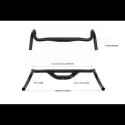 Redshift řidítka Top Shelf 47cm, 50mm Rise
