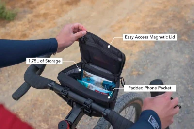 Redshift taška na řidítka Top Shelf Handlebar Bag