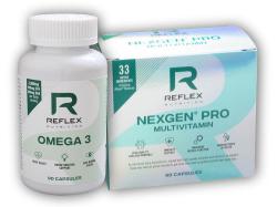 Reflex Nutrition Nexgen Pro 90 kapslí + Omega 3 90 kapslí (VÝPRODEJ)