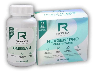 Reflex Nutrition Nexgen Pro 90 kapslí + Omega 3 90 kapslí (VÝPRODEJ) Reflex Nutrition Nexgen Pro 90 kapslí + Omega 3 90 kapslí (VÝPRODEJ)