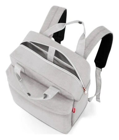 Reisenthel Allday Backpack M Twist Sky Rose šedý batoh na notebook