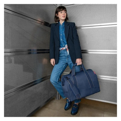 Reisenthel Allrounder L Herringbone Dark Blue taška