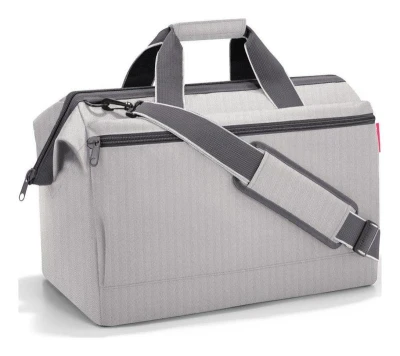 Reisenthel Allrounder L Pocket Herringbone Grey cestovní taška