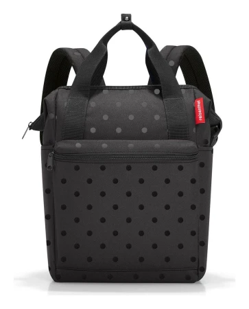 Reisenthel Allrounder R Glossy dots black městský batoh
