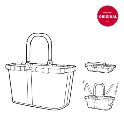 Reisenthel CarryBag Frame černý nákupní košík