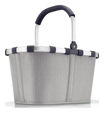 Reisenthel Carrybag Herringbone Grey skládací nákupní košík