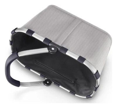 Reisenthel Carrybag Herringbone Grey skládací nákupní košík