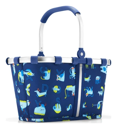Reisenthel Carrybag XS Kids Abc Friends modrý dětský nákupní košík