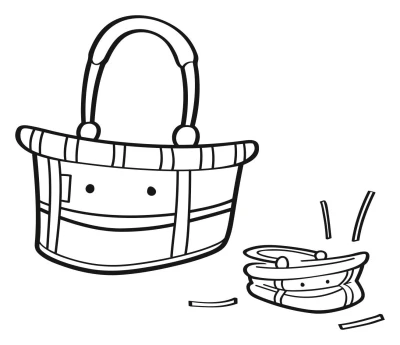 Reisenthel Carrybag XS Kids Abc Friends modrý dětský nákupní košík