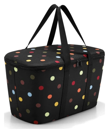 Reisenthel CoolerBag Dots černá chladicí taška