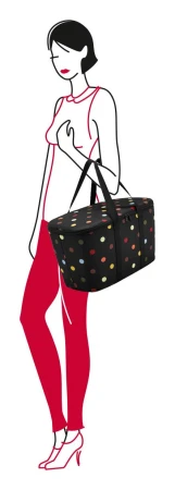Reisenthel CoolerBag Dots černá chladicí taška