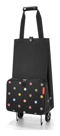 Reisenthel Foldabletrolley Dots černá taška na kolečkách