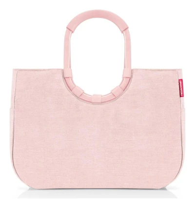Reisenthel Loopshopper L Frame Twist růžová nákupní taška