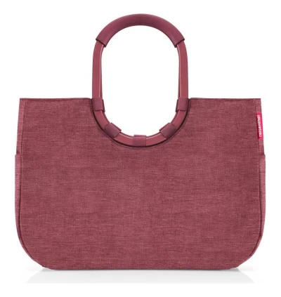 Reisenthel Loopshopper L Twist maroon nákupní taška