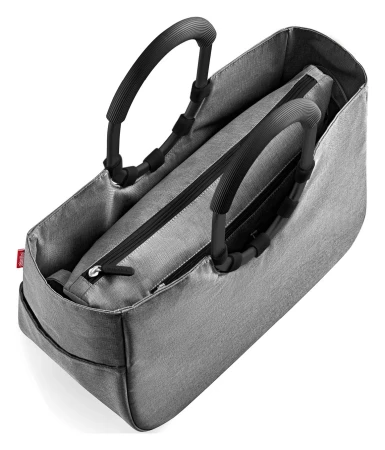 Reisenthel Loopshopper M Frame Twist Silver nákupní taška