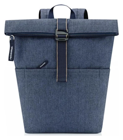 Reisenthel Rolltop Backpack Herringbone Dark Blue batoh